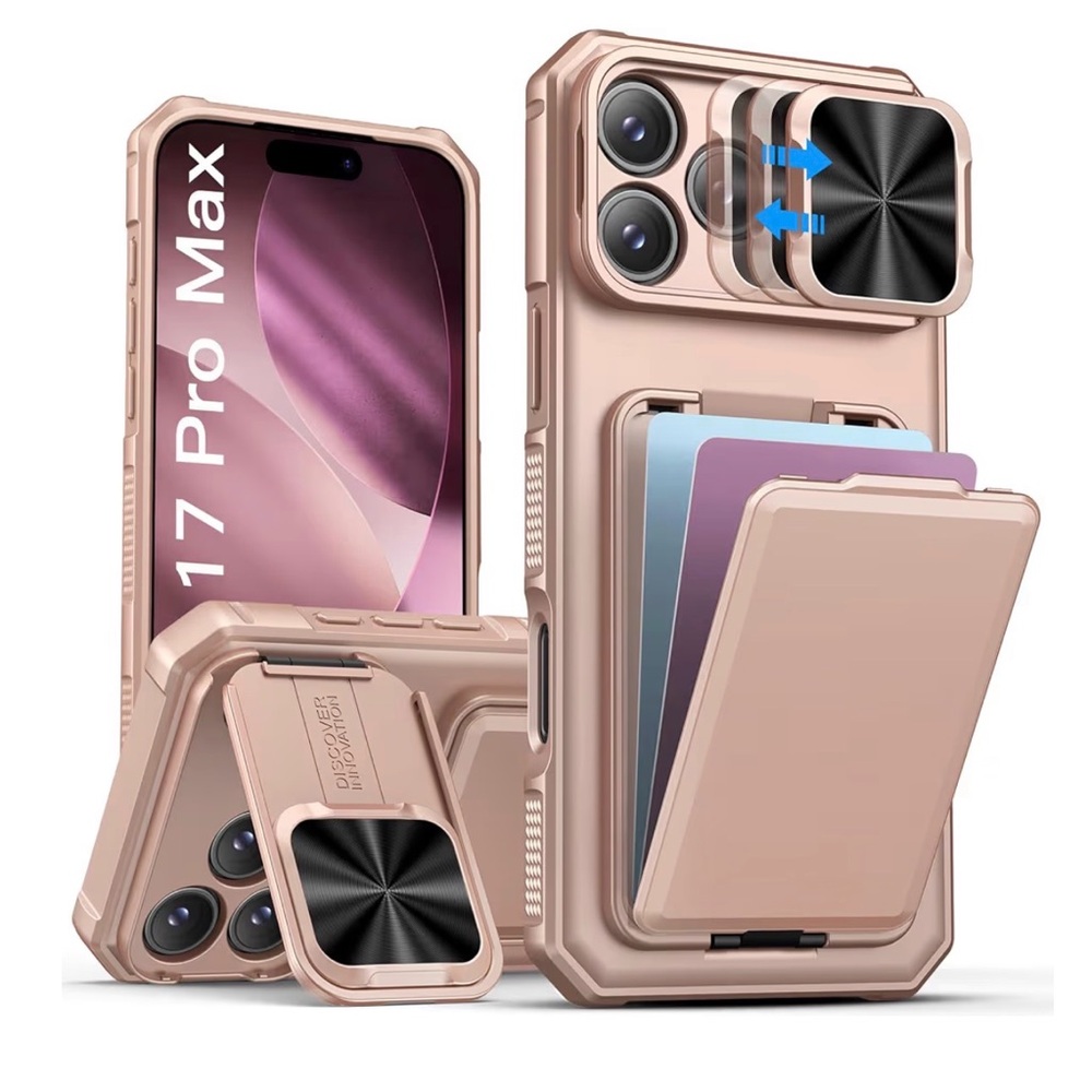 Rose Gold Phone Case for 17 Pro Max